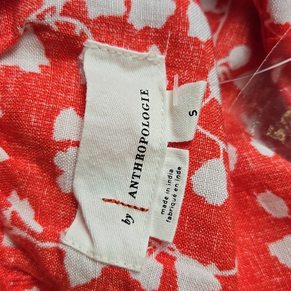 NWT Anthropologie Red Floral Romper - Size Small - Picture 10 of 13